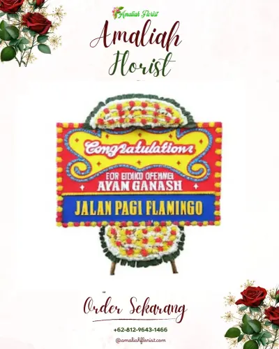 Bunga Papan Congratulation di Taman Setia Budi Indah